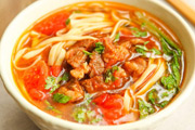 番茄肥牛湯面的做法視頻
