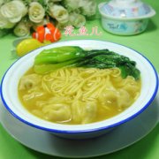 咖喱拉面鮮蝦小餛飩的做法