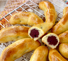 年夜飯美食推薦 紫薯香蕉酥的家常做法