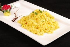 麻油姜末炒雞蛋