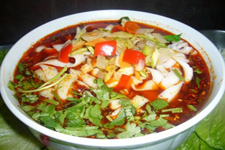 雞湯刀削面的做法