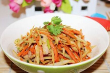 胡蘿卜炒肉絲