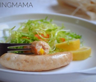 雞肉玉米腸的家庭制作方法