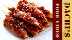 蜜汁雞肉串的做法視頻
