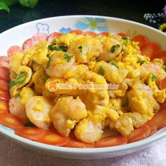 蝦仁滑蛋的做法