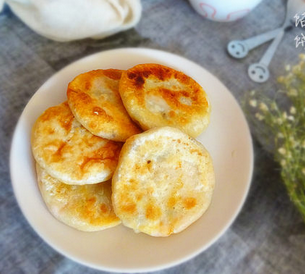 素餡餡餅的家常做法