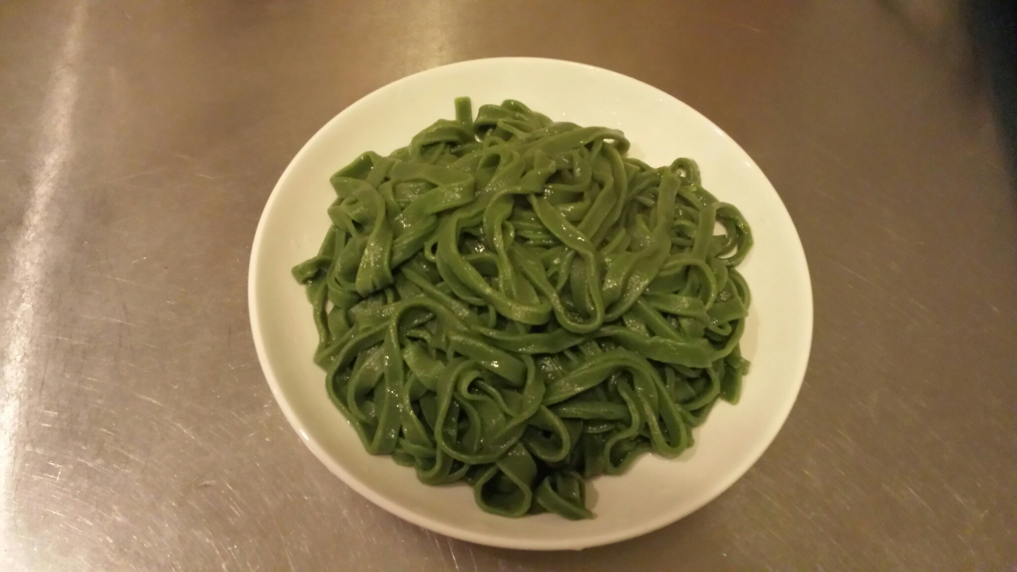 菠菜手搟面的做法 步驟4