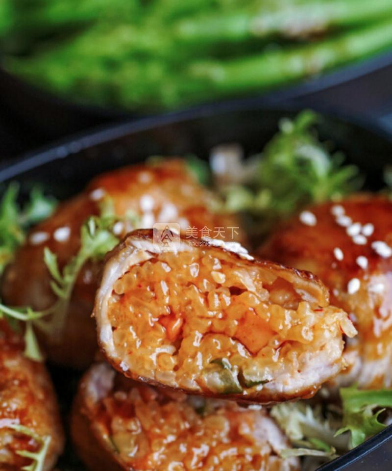 里脊包飯的做法