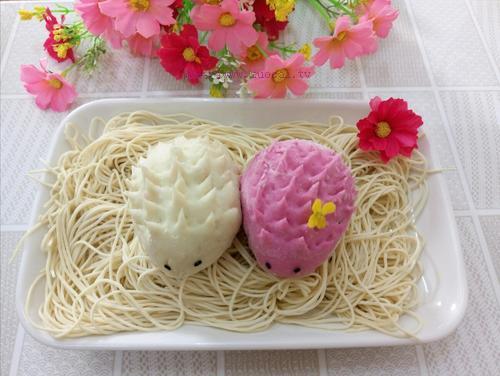 小刺猬包（香菇豬肉）的做法