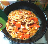 胡蘿卜杏鮑菇燒土雞的做法步驟13