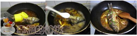紅燒野生魚(yú)的做法步驟7-9