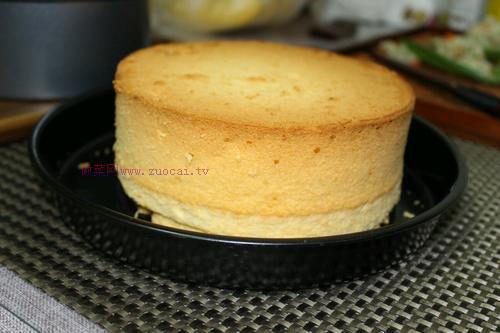 6寸戚風(fēng)蛋糕的做法
