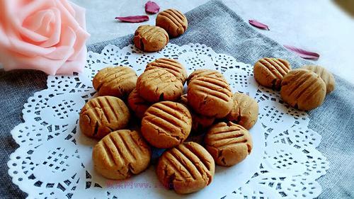 奶油花生小餅干的做法