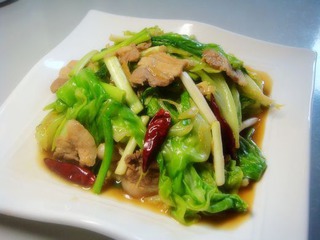 【湘菜】--干鍋手撕包菜的做法步驟：20