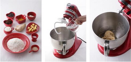 巧克力生姜面包的做法步驟1-3