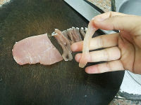 榨菜肉絲湯面的做法步驟2