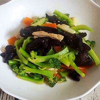 清炒西藍(lán)花的做法圖解9