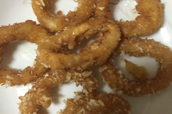 香酥魷魚(yú)圈的做法