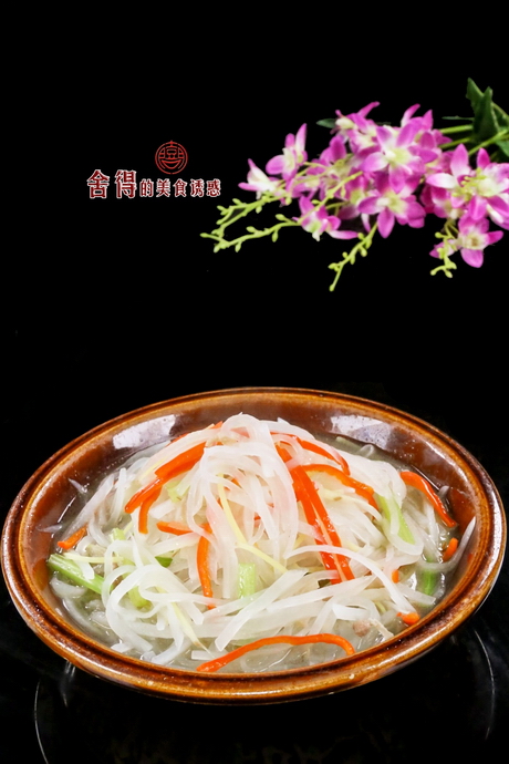 水煮蘿卜絲的做法