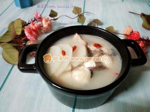 黑魚白蘿卜湯的做法