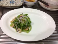 蝦干拌冰草配鹵豬耳鵝腸的做法步驟13