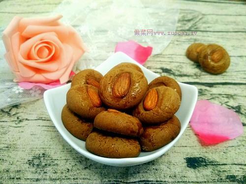 桃仁可可曲奇的做法