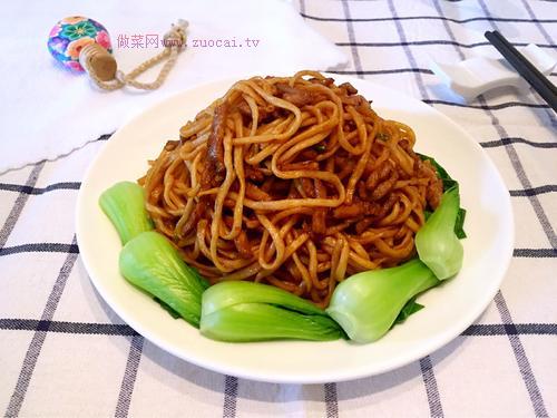 肉絲炒面的做法