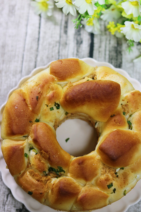 香蔥肉松手撕面包