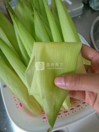 香甜玉米葉餅的做法步驟：6