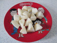 荸薺百合豆?jié){的做法步驟2