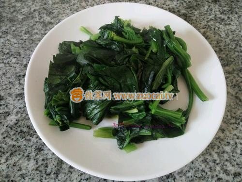 菠菜炒雞蛋的做法