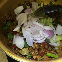 干鍋肥腸雞的做法圖解11