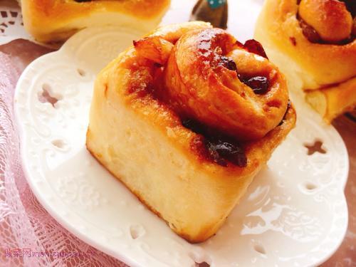 黃油水果面包卷的做法