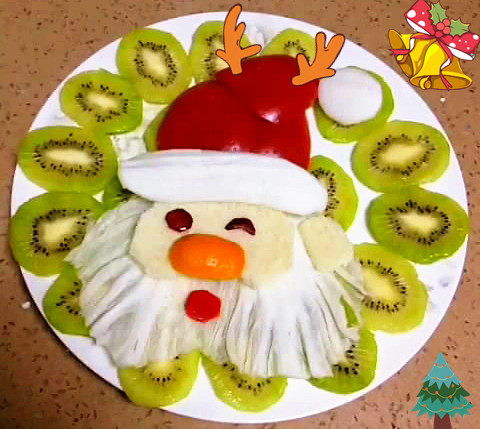 圣誕老人水果拼盤(pán)