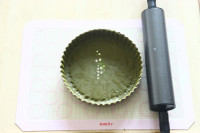 圣誕風抹茶椰蓉蘋果派的做法步驟12