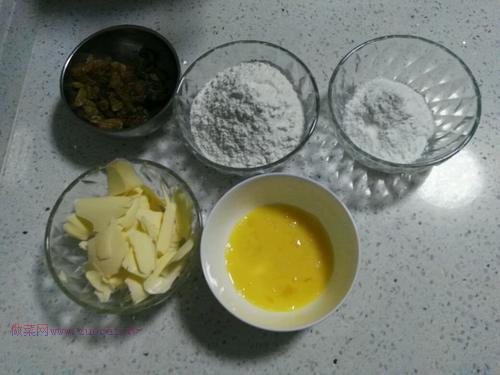 葡萄干小餅干的做法