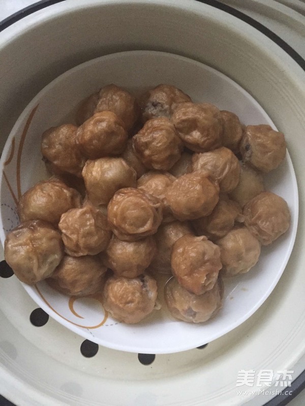 小油面筋肉圓的做法