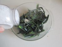 涼拌菜薹的做法步驟4