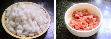 椒麻蘿卜丁的做法步驟1