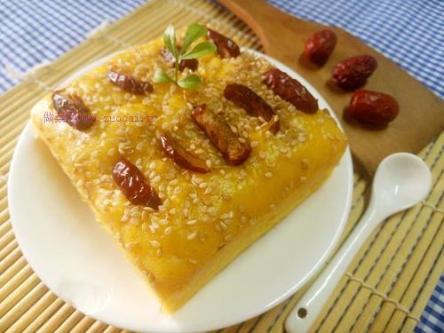 南瓜發(fā)糕的做法