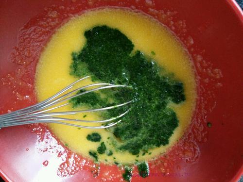 菠菜汁戚風(fēng)蛋糕的做法