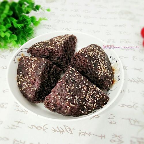 黑米發(fā)糕的做法