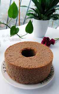 酸奶黑米戚風(fēng)蛋糕的做法步驟19