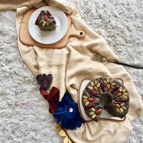 奶香黑芝麻發(fā)糕的做法