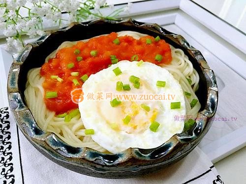 西紅柿煎蛋面的做法