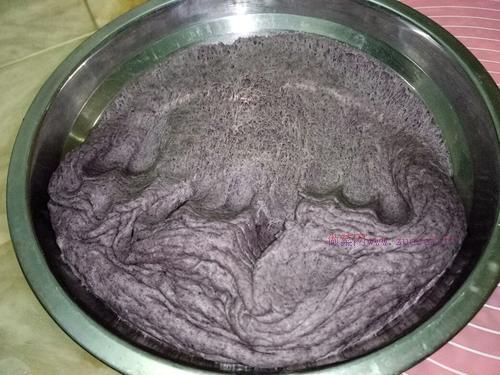 黑米面饅頭的做法