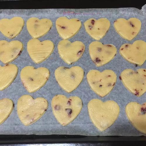 蔓越莓形狀餅干的做法