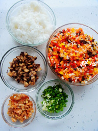 繽紛炒飯的做法步驟3