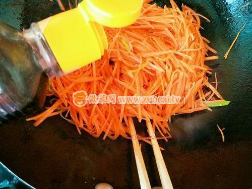清炒胡蘿卜的做法