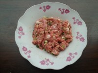 魚(yú)香茄盒的做法步驟3